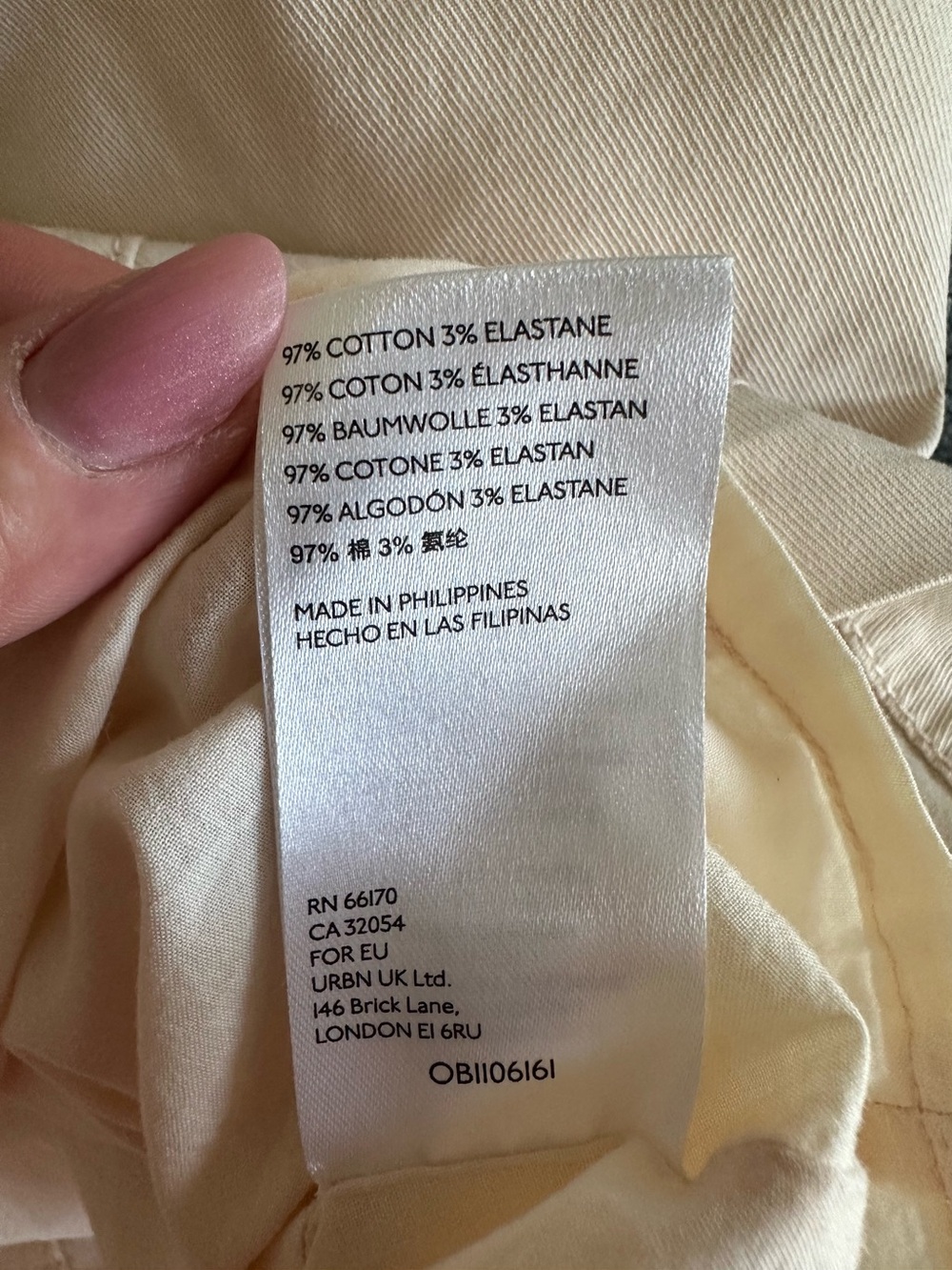 Anthropologie Cream Zip-Front Mini Dress with Puff Sleeves - Picture 9 of 11